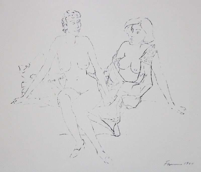 Abbildung 1: „Frauen und Mädchen, Blatt 14“ von Fritz Cremer